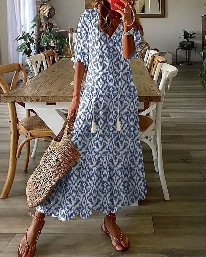 Michaela | Vestido Maxi Bohemio Chic