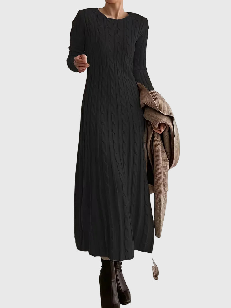 Adèle | Vestido Maxi de Punto Trenzado