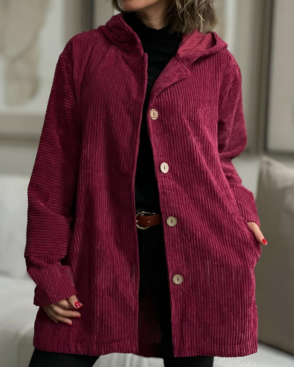 Cordia - Chaqueta de Pana Elegante