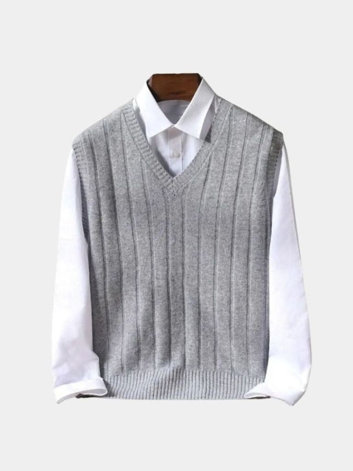 100% Merino Wool Pullover Sweater Vest - Dalton & Rowe