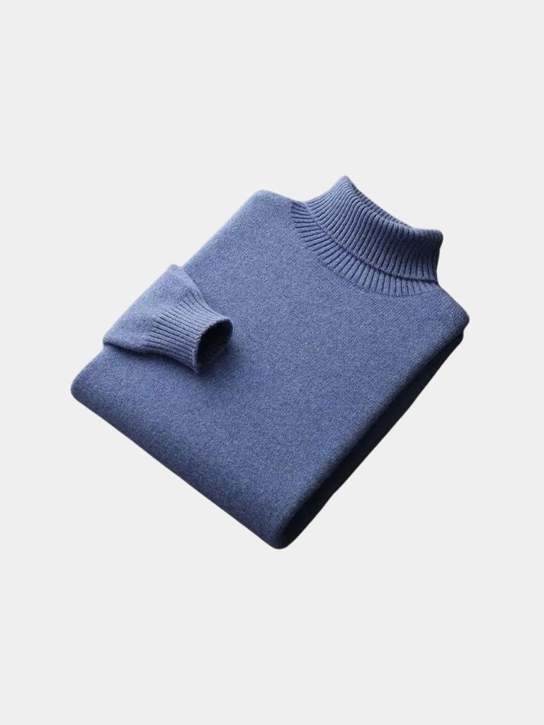 100% Merino Wool Turtleneck Sweater - Dalton & Rowe