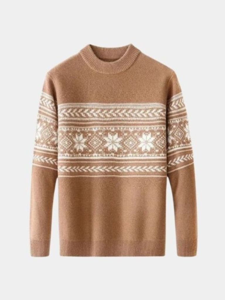 100% Wool Fair Isle Pullover Sweater Jumper - Dalton & Rowe