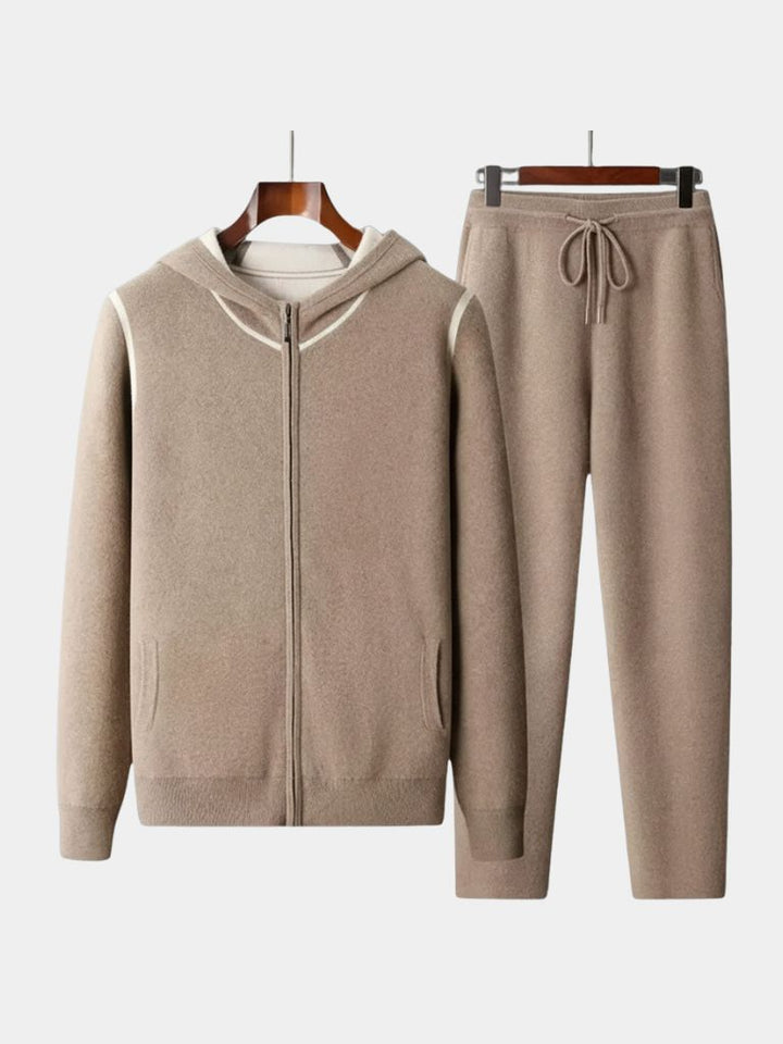 Belvoir Taupe Cashmere Set - Dalton & Rowe