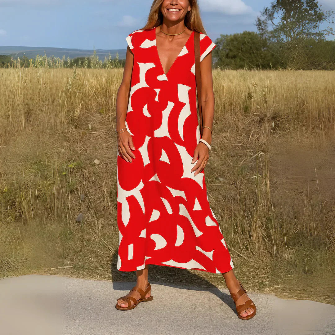 Ésméria | Vestido Gráfico Riviera