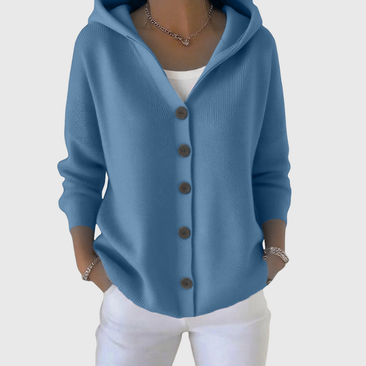Ophélie | Cárdigan con Capucha Casual