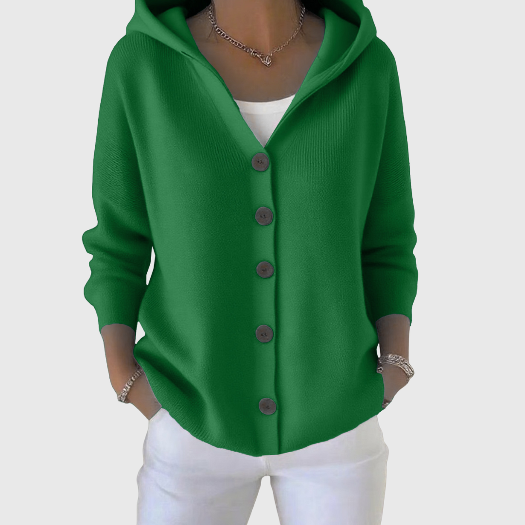 Ophélie | Cárdigan con Capucha Casual