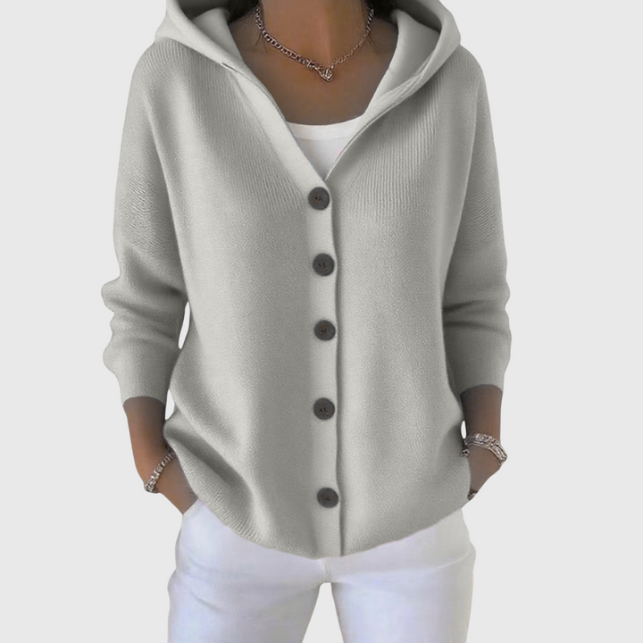 Ophélie | Cárdigan con Capucha Casual