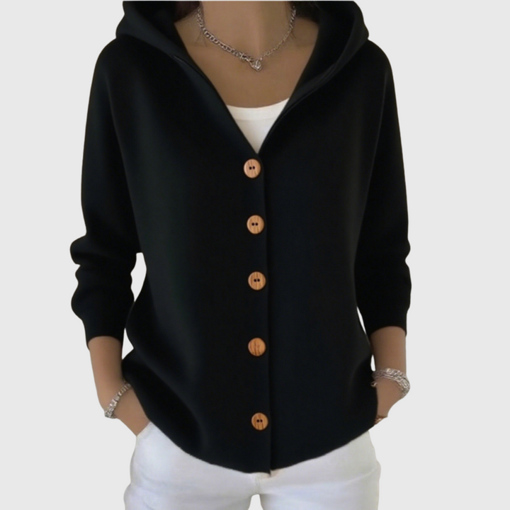 Ophélie | Cárdigan con Capucha Casual