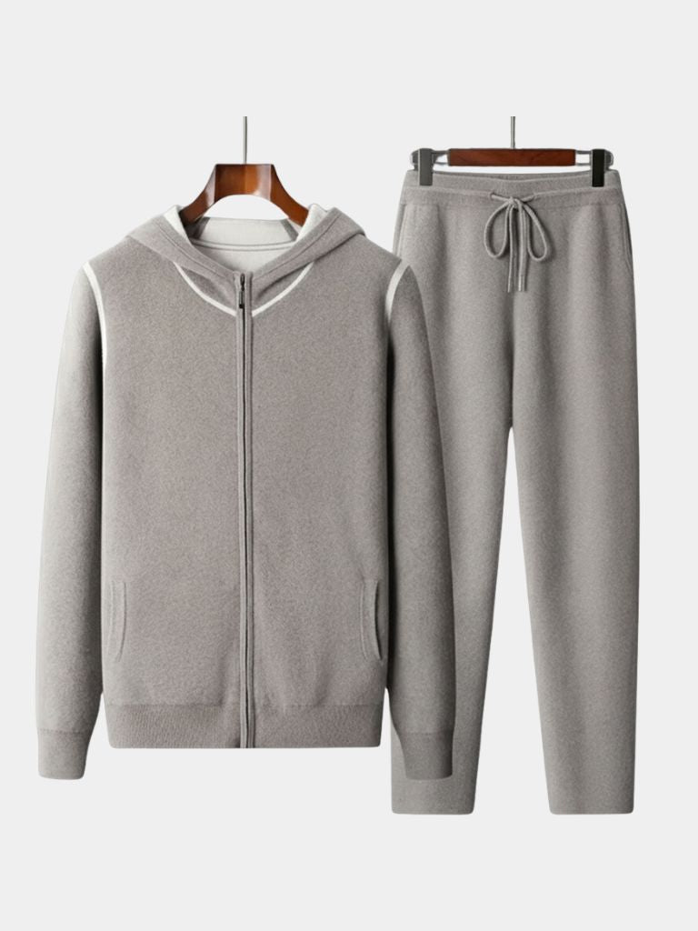 Belvoir Taupe Cashmere Set - Dalton & Rowe