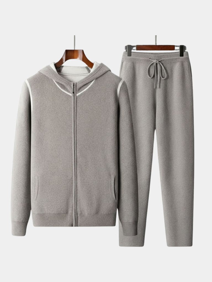 Belvoir Taupe Cashmere Set - Dalton & Rowe