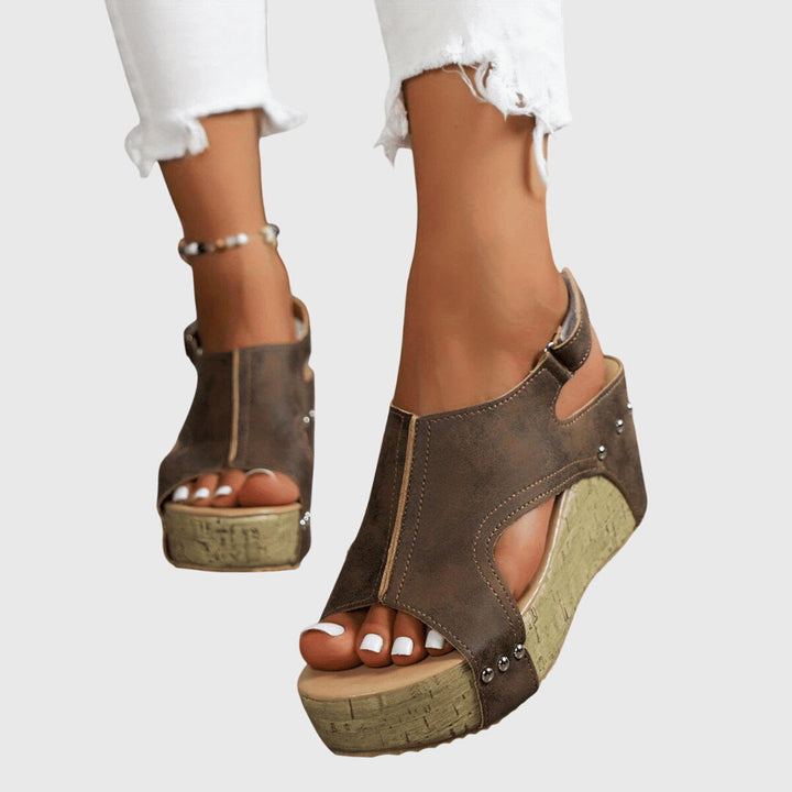 Émilie | Sandalias Ortopédicas con Cuña