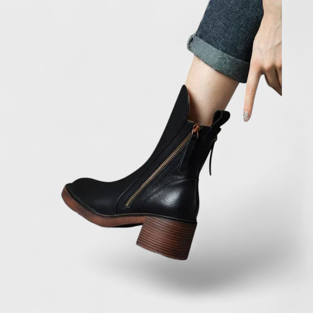 Clémence | Botines Elegantes con Cremallera