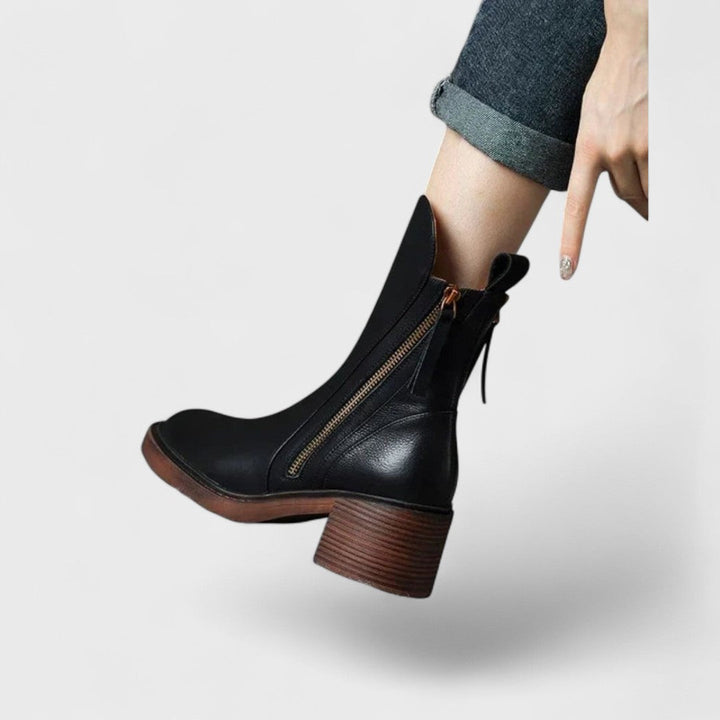 Clémence | Botines Elegantes con Cremallera