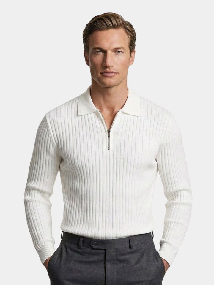 Alpine Riviera Knit Polo Pullover - Dalton & Rowe
