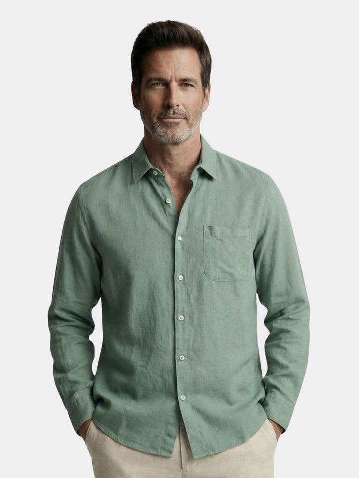 Long Sleeve Essential Linen Shirt - Dalton & Rowe