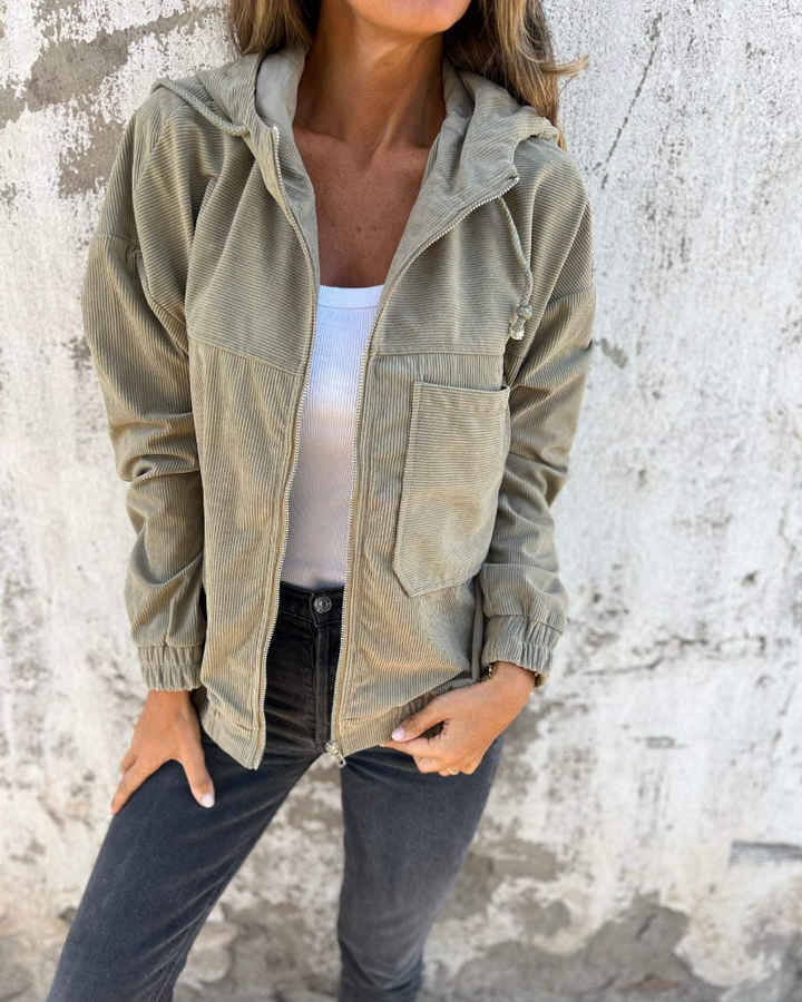 Clémence - Chaqueta de Terciopelo Cómoda