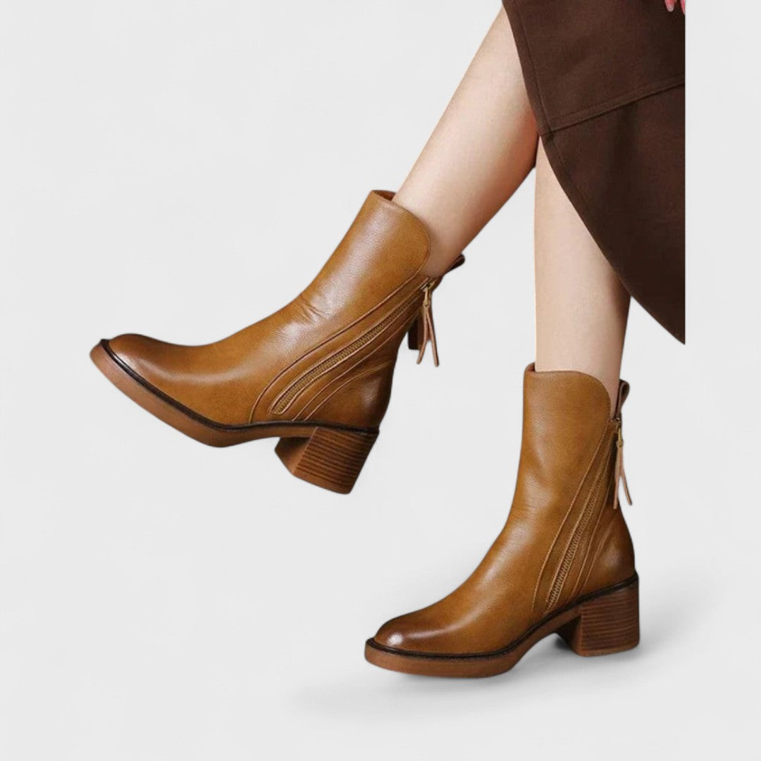 Clémence | Botines Elegantes con Cremallera
