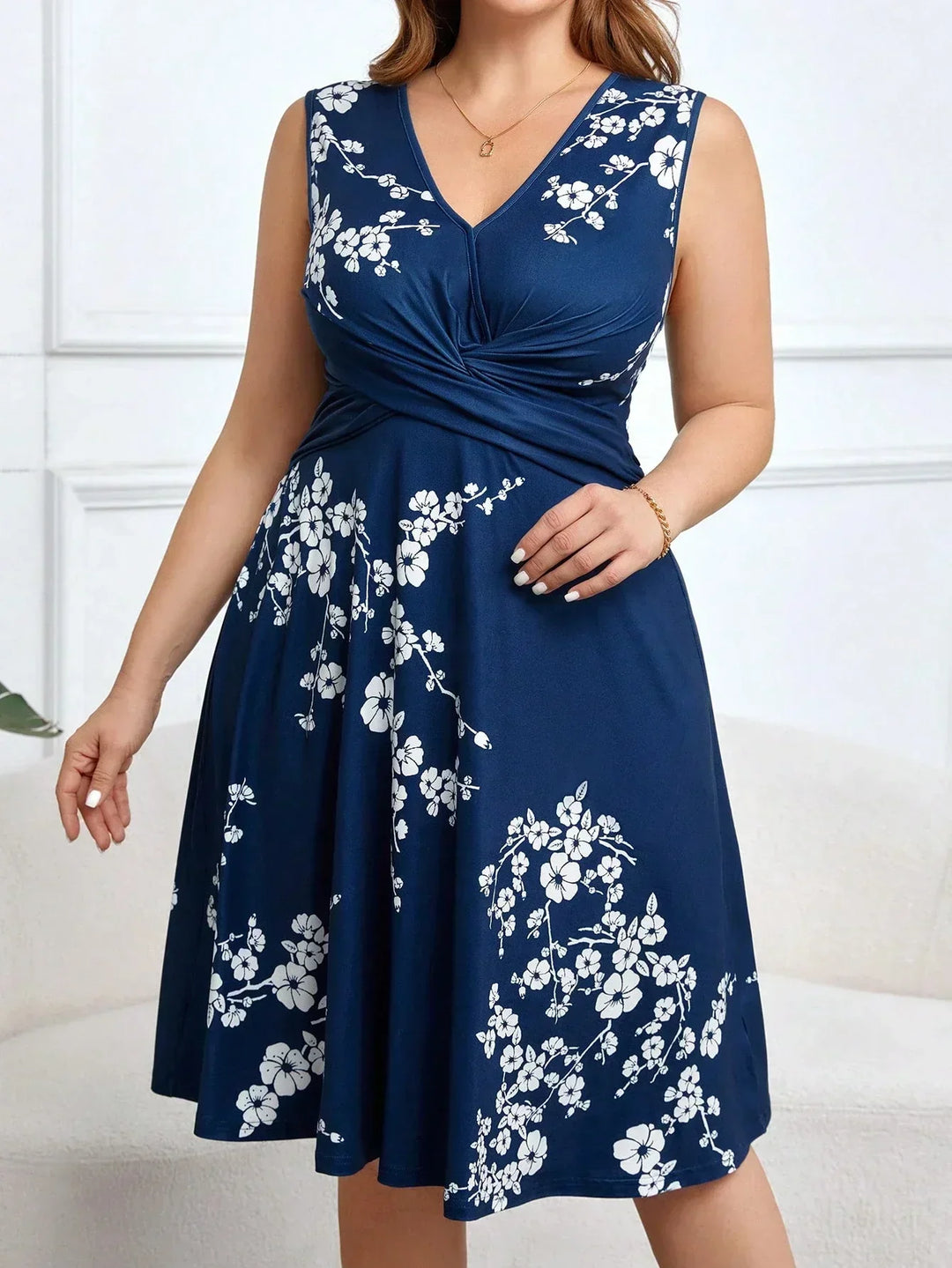 Séverine | Vestido Acampanado Floral