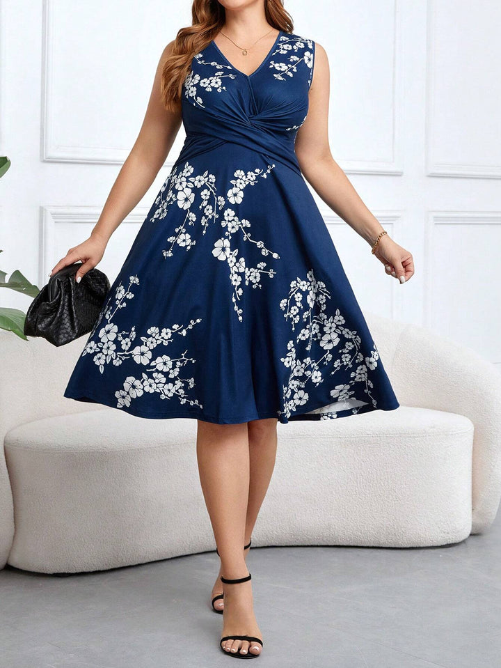 Séverine | Vestido Acampanado Floral