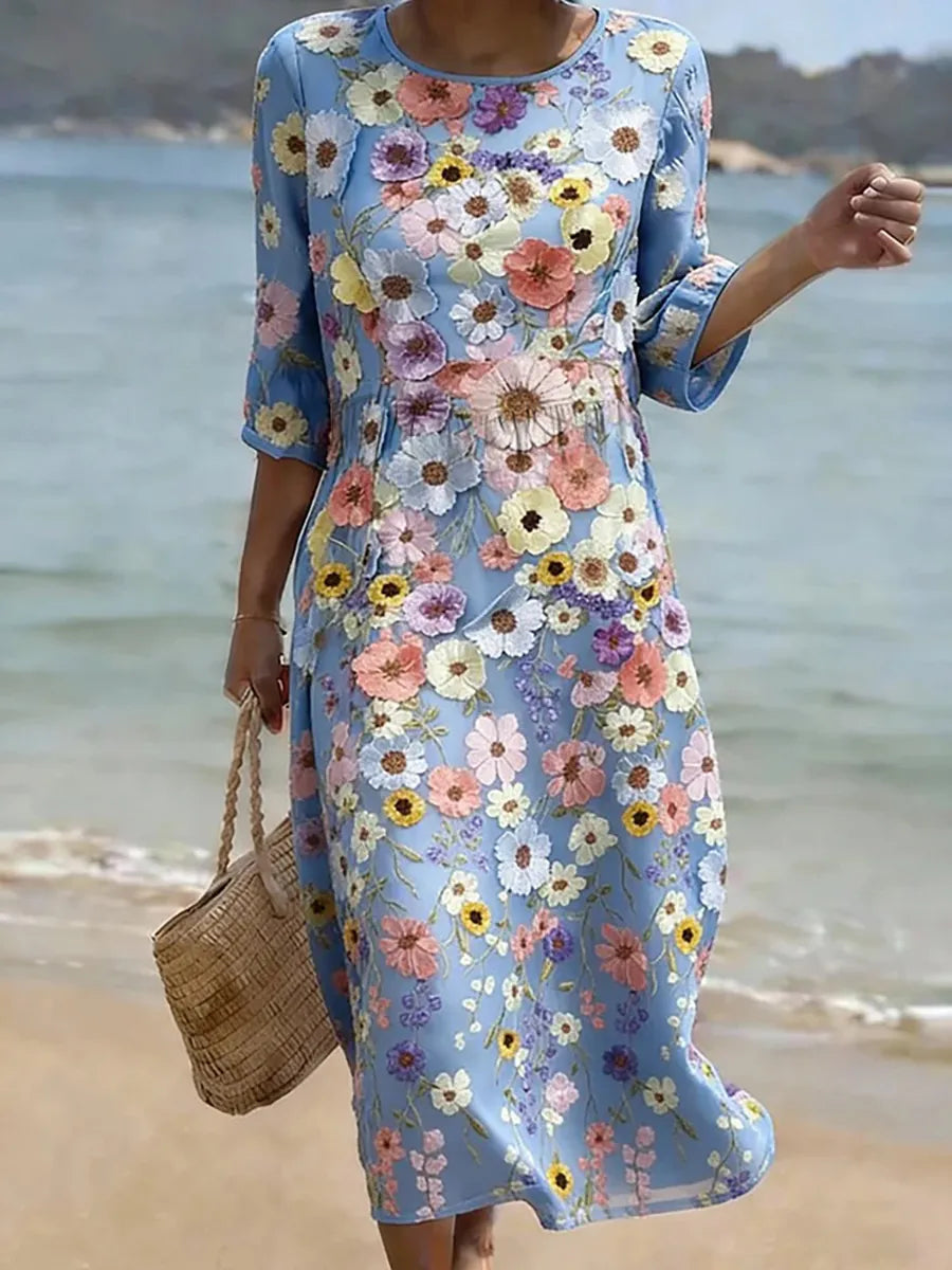 Céleste | Vestido Florido Poético