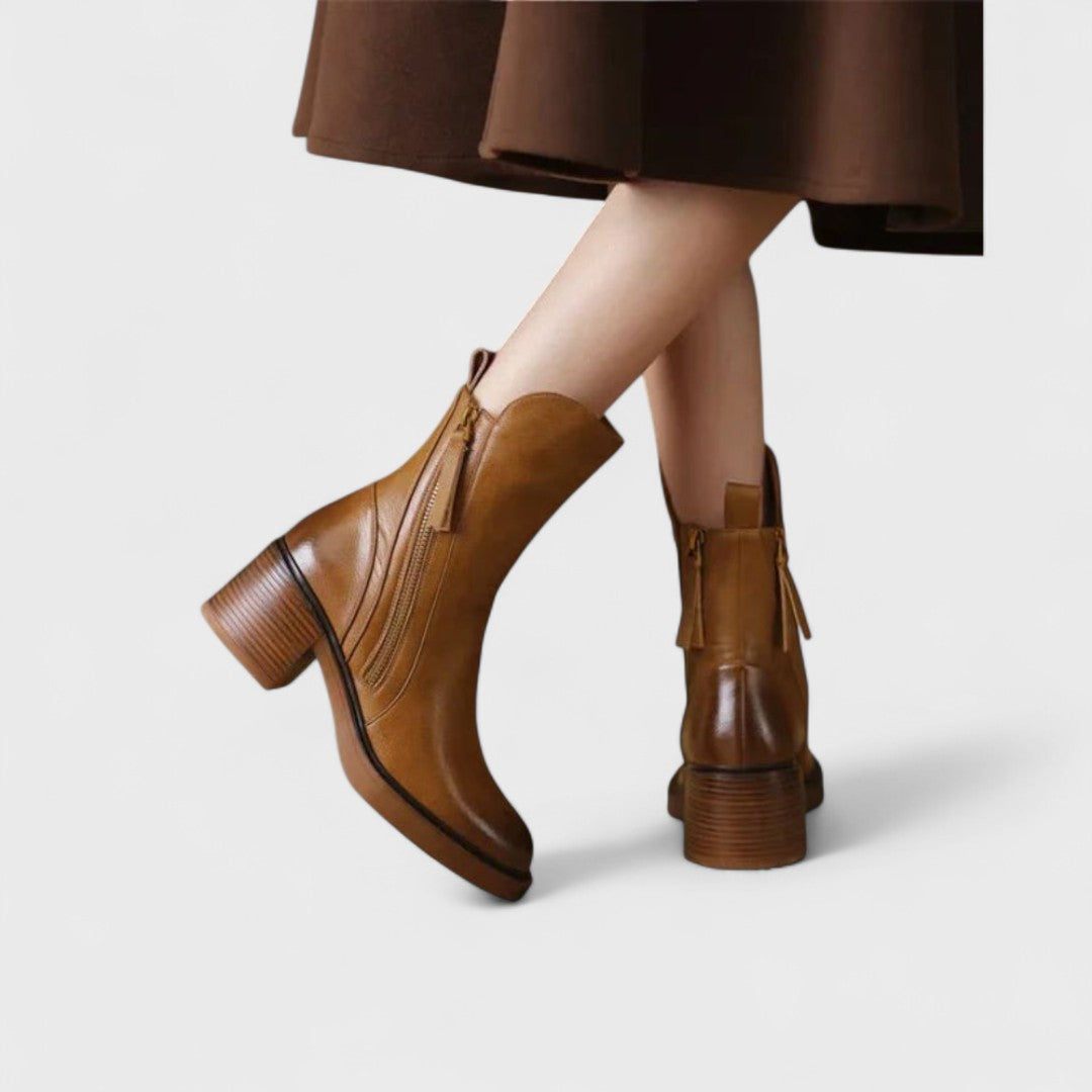 Clémence | Botines Elegantes con Cremallera