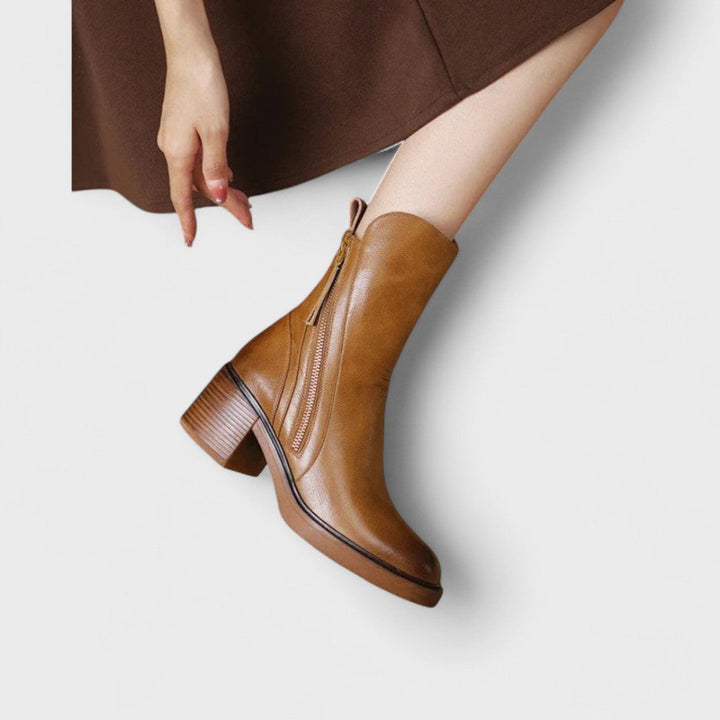 Clémence | Botines Elegantes con Cremallera