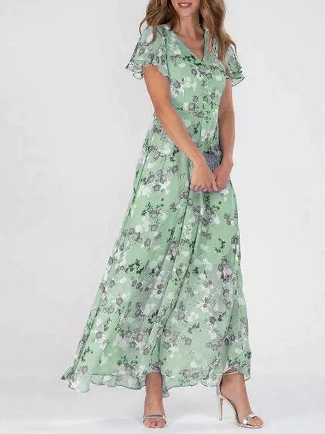 Léonie | Vestido Maxi Floral Ligero