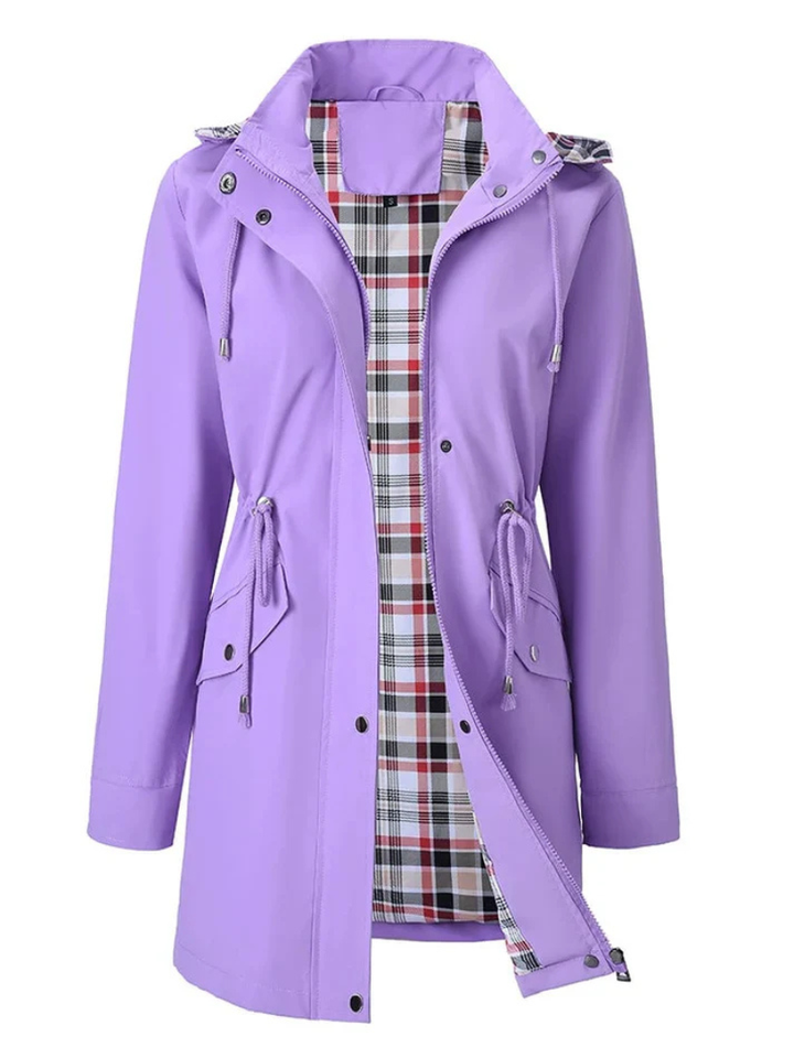 Delsina - Chaqueta Impermeable Elegante