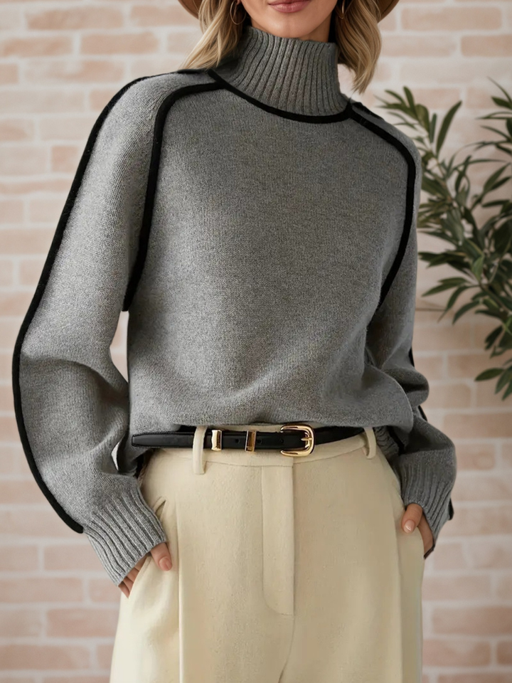 Thaïs | Suéter de Cuello Alto Moderno
