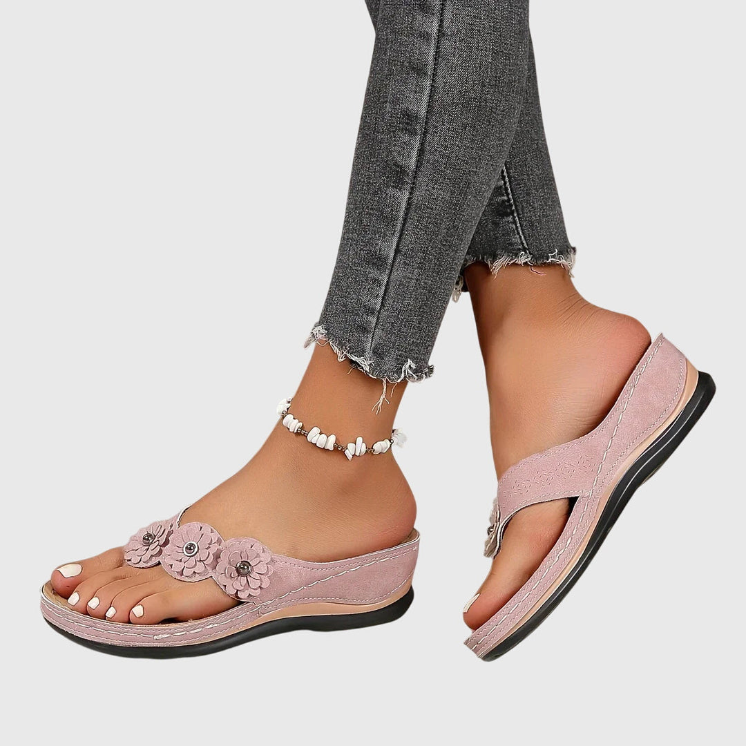 Asha | Sandalias Ortopédicas Florales