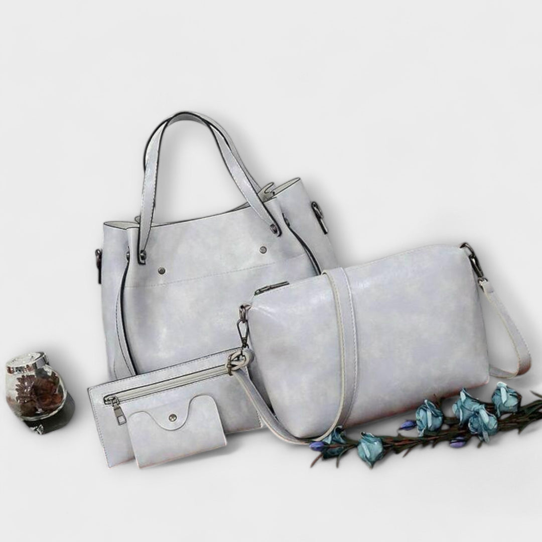 Émilie | Conjunto de 3 Piezas Bolso & Clutch Elegancia Vintage