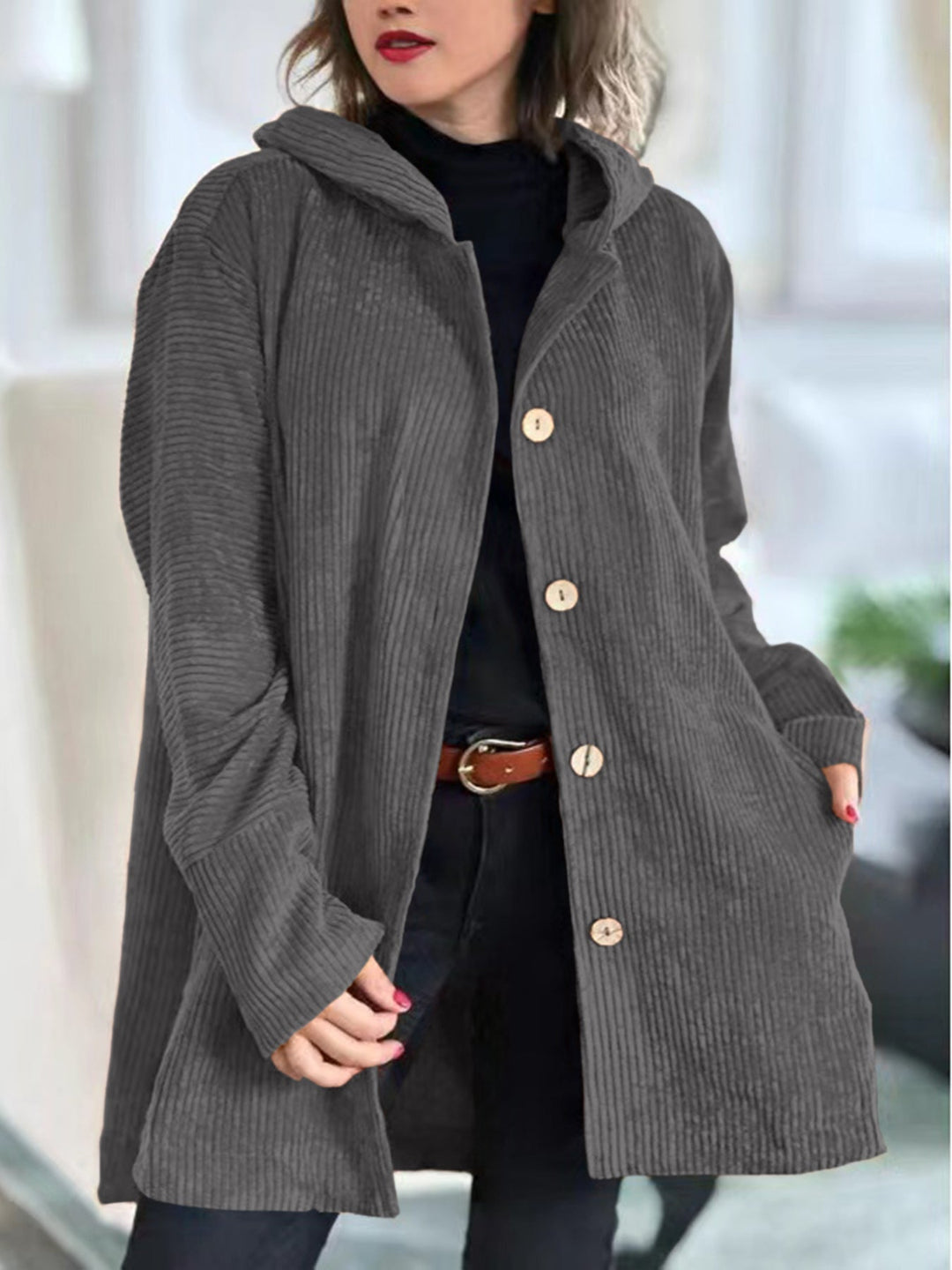 Cordia - Chaqueta Acogedora Elegante