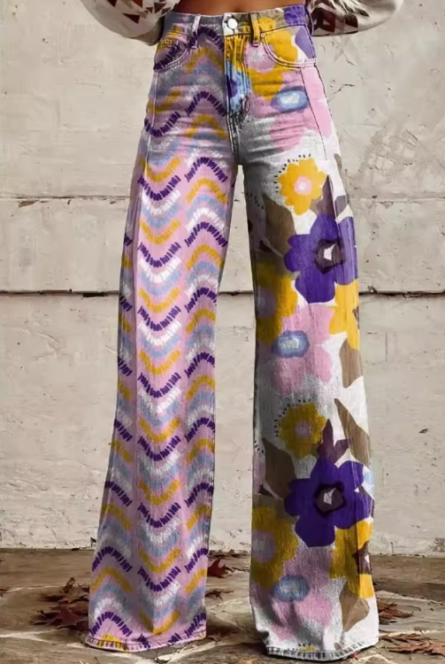 Coralie | Pantalón Patchwork