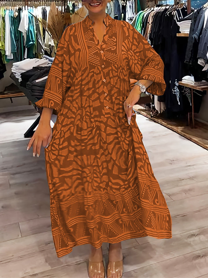 Solange | Vestido Maxi Acampanado