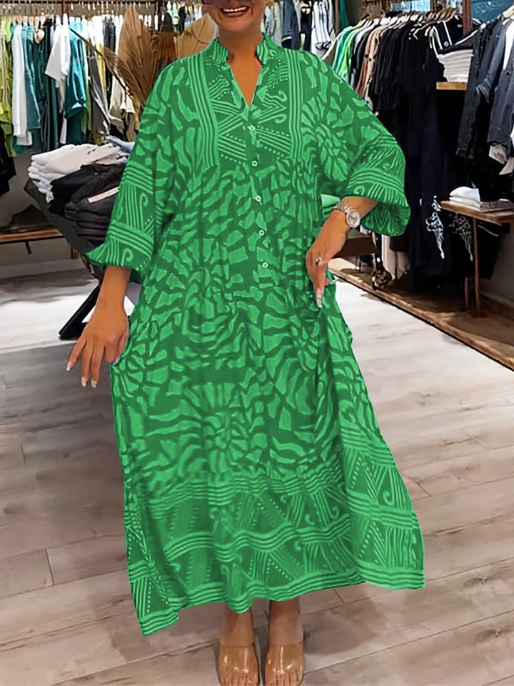 Solange | Vestido Maxi Acampanado