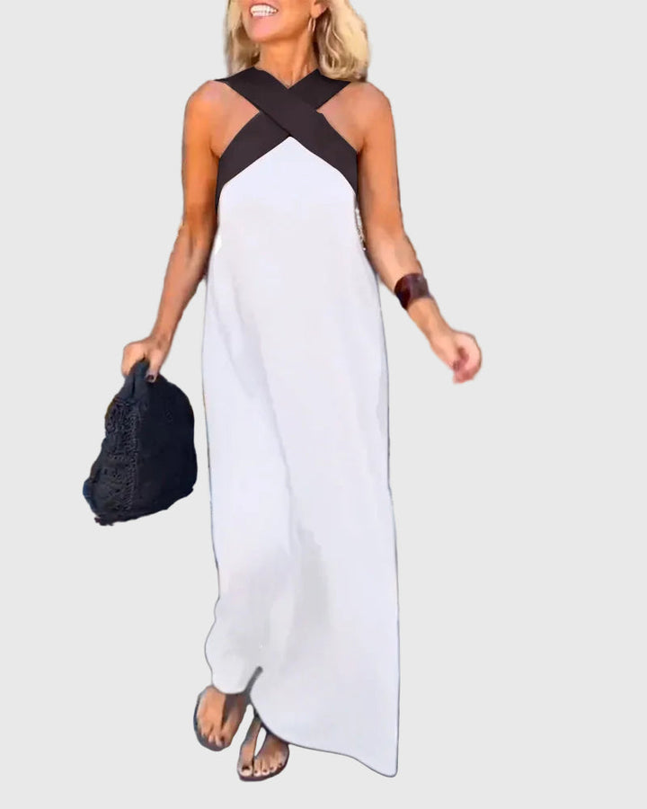 Léna | Vestido Maxi Cruzado Elegante