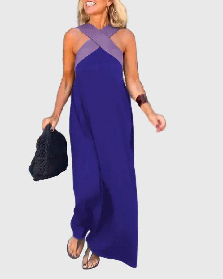 Léna | Vestido Maxi Cruzado Elegante