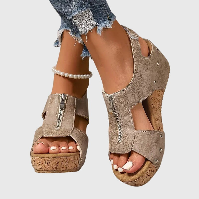 Bridie | Sandalias Ortopédicas con Cuña