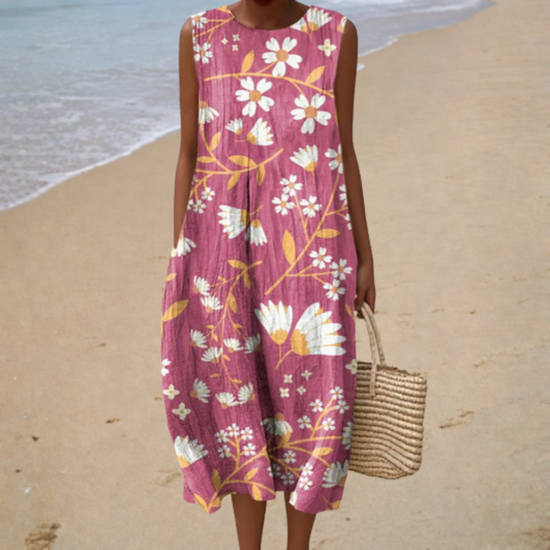 Manon | Vestido Midi Floral Romántico