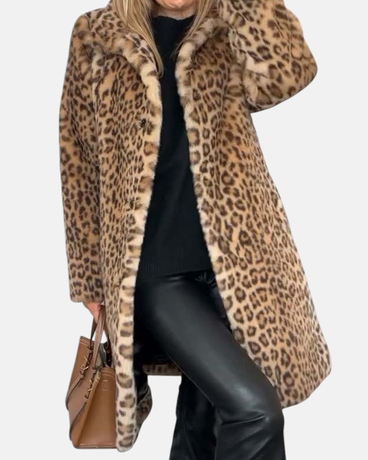 Leia - Abrigo Leopardo Elegante