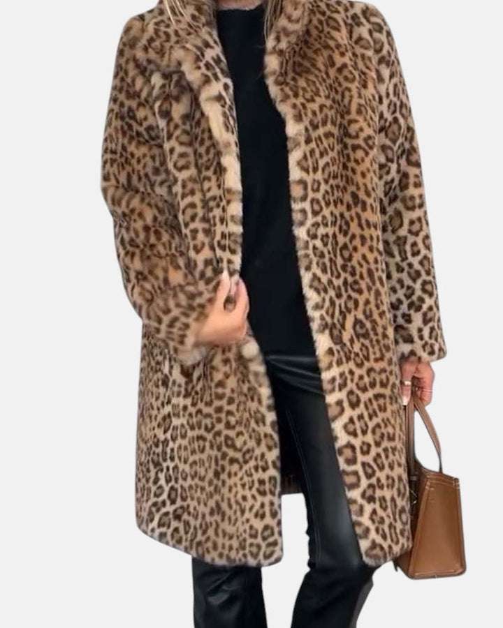 Leia - Abrigo Leopardo Elegante