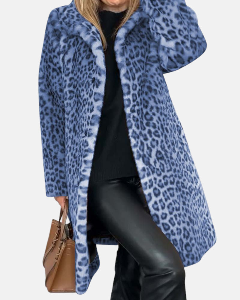 Leia - Abrigo Leopardo Elegante