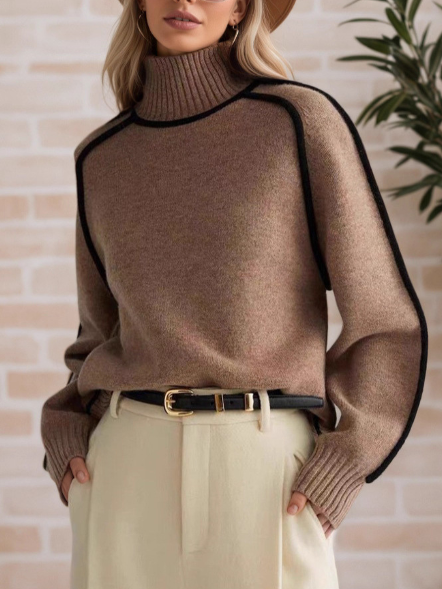 Thaïs | Suéter de Cuello Alto Moderno