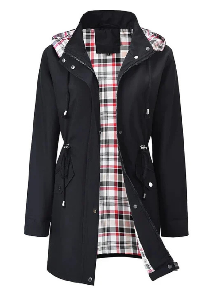 Delsina - Chaqueta Impermeable Elegante