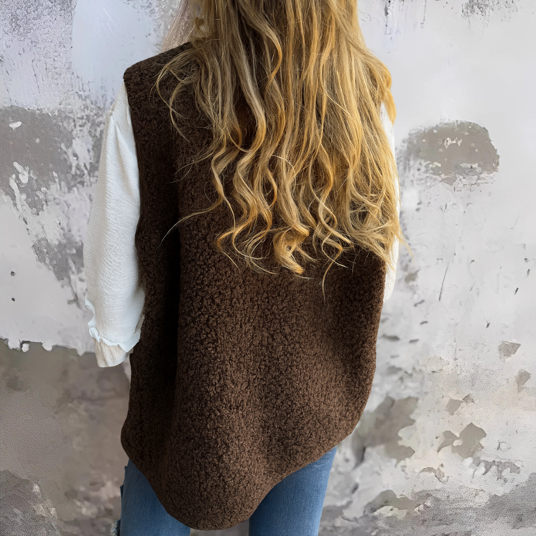 Ebba - Chaleco Suave de Otoño