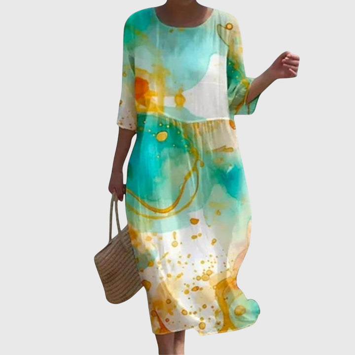 Rosalie | Vestido Maxi Floral Suave