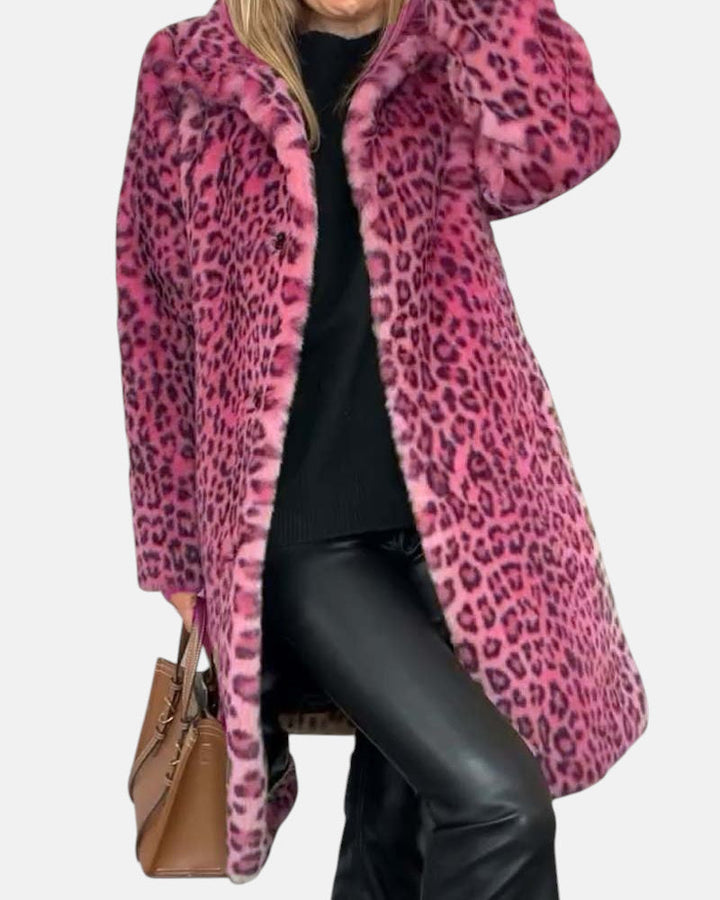 Leia - Abrigo Leopardo Elegante