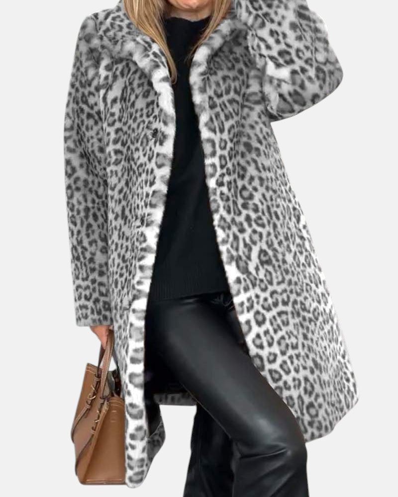 Leia - Abrigo Leopardo Elegante
