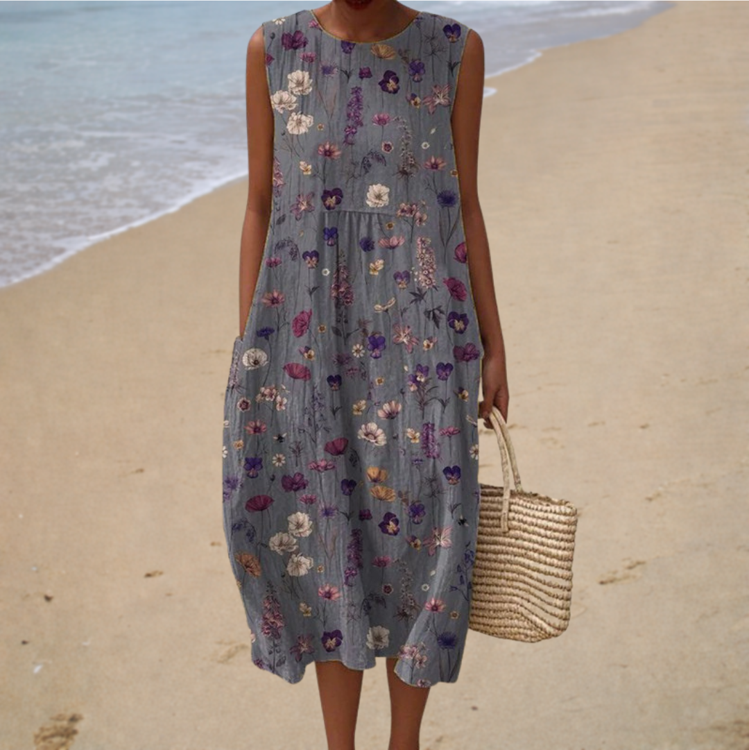 Geneviève | Vestido Midi Campestre