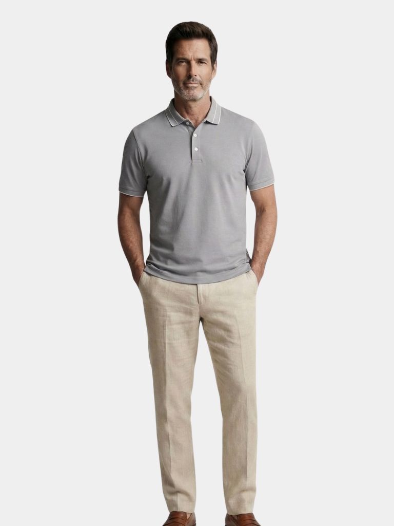 Steel Grey Polo - Dalton & Rowe